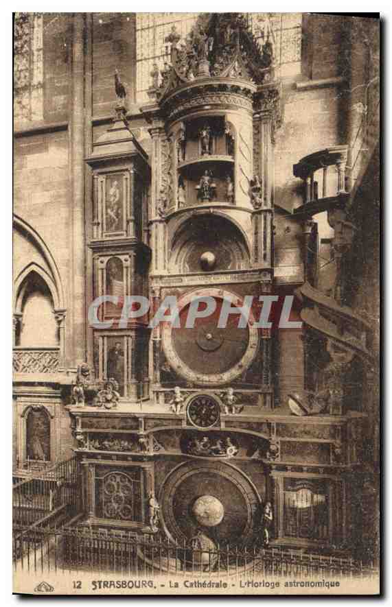 CPA Strasbourg La Cathedrale l'Horloge astronomique 