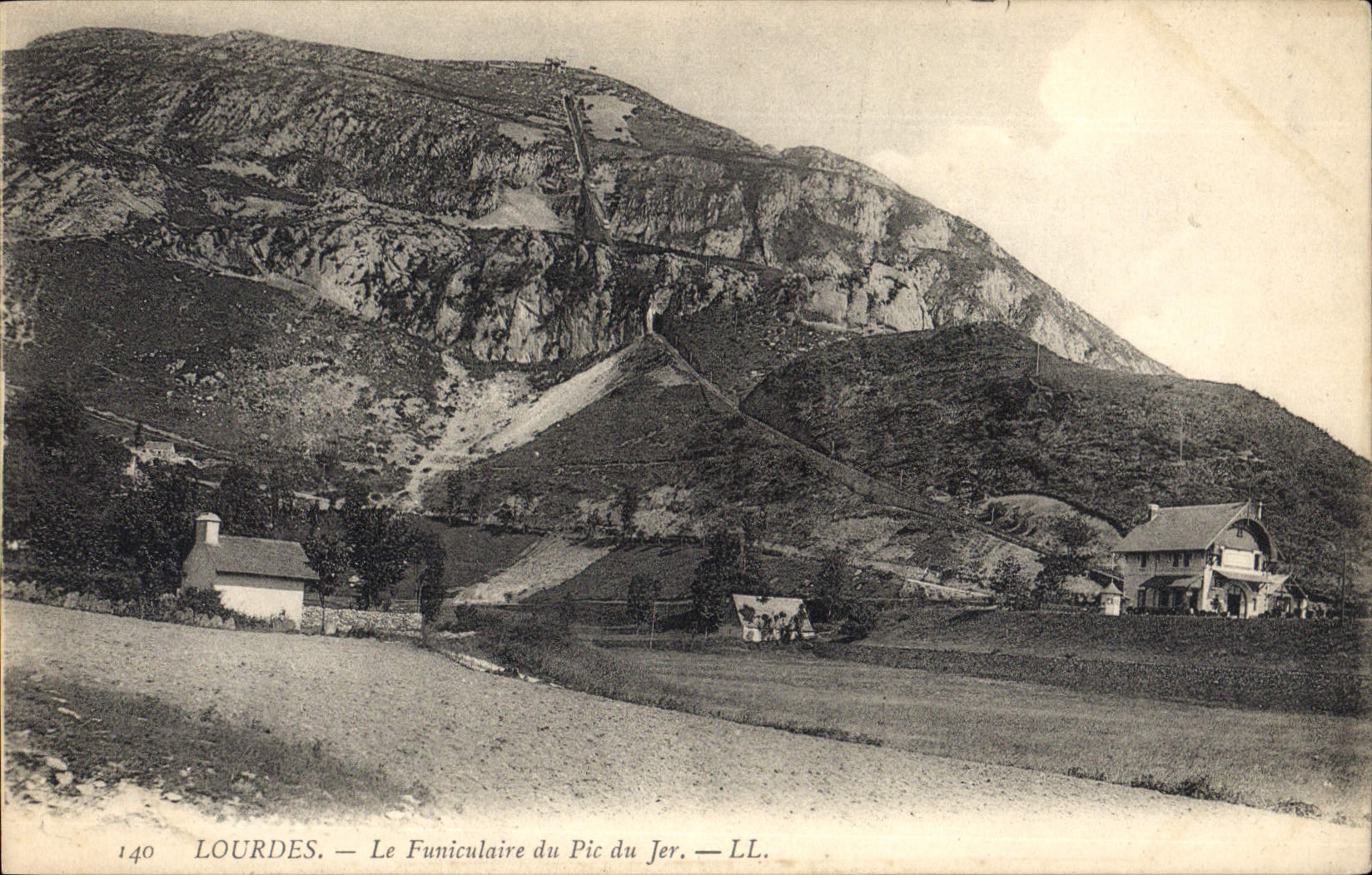 CPA Lourdes Le Funiculaire du Pic du Jer 