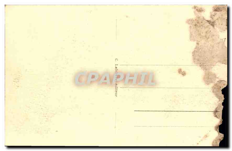 CPA Hardelot Plage Ville Bleriot  — Rückseite