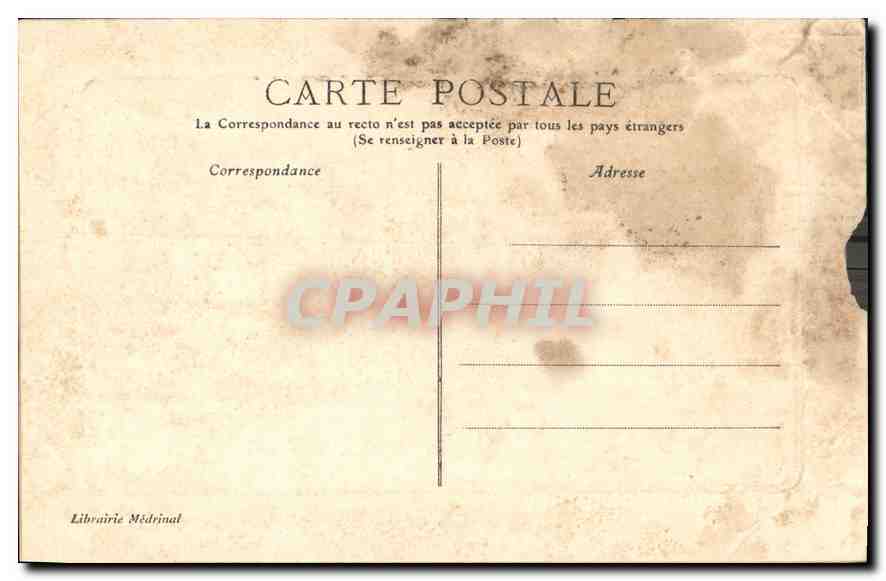 CPA Etretat l'Aiguille et la Porte d'Aval  — Verso
