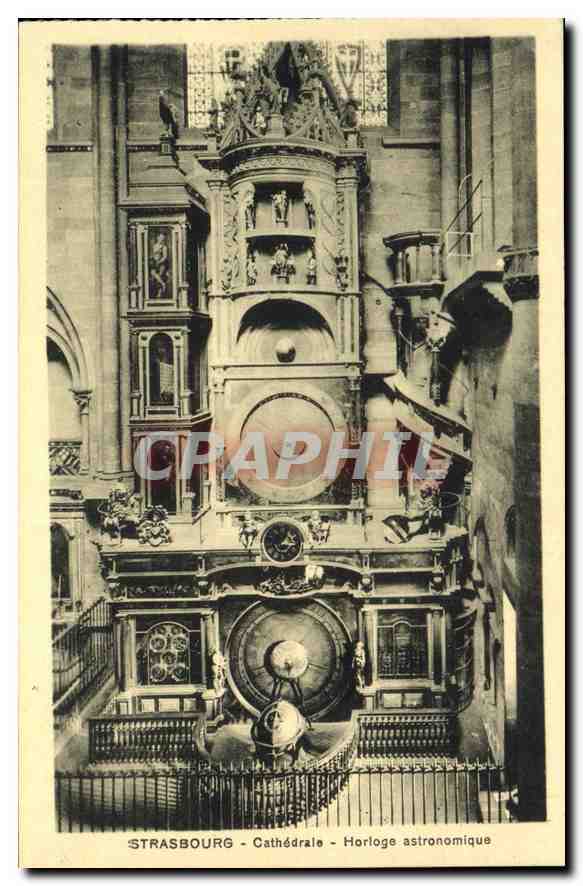 CPA Strasbourg Cathedrale Horloge astronomique 