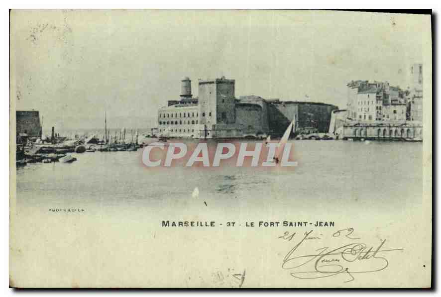 CPA Marseille le Fort Saint Jean 