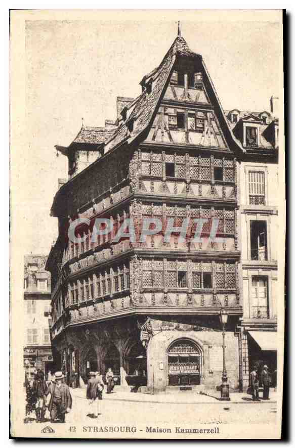 CPA Strasbourg Maison Kammerzell 