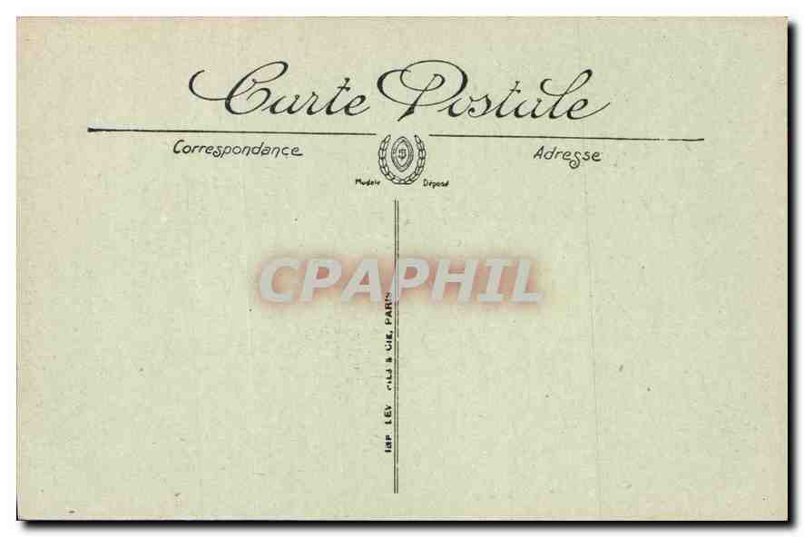 CPA Marseille Le Chateau d'If  — Rückseite