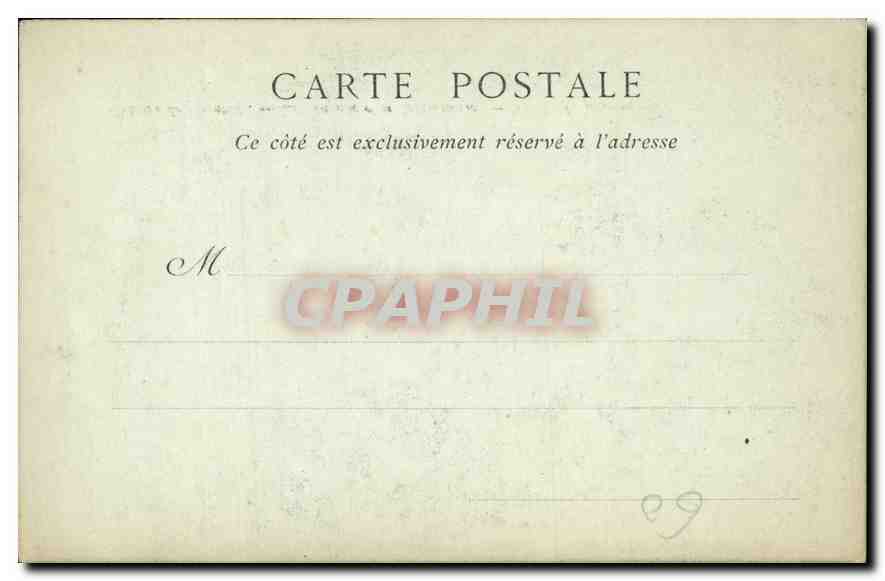 CPA Chateau de Chantilly La Chapelle et la Capitainerie  — Back