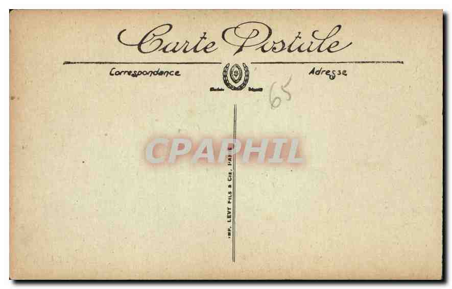 CPA Gavarnie Le Cirque  — Verso