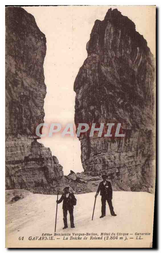 CPA Gavarnie La Breche de Roland 