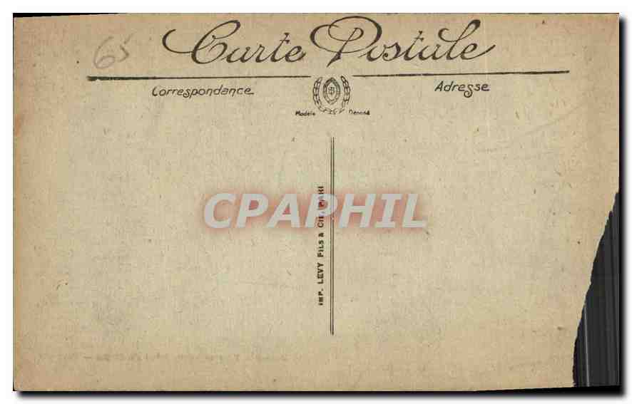 CPA Gavarnie Le Cirque  — Verso