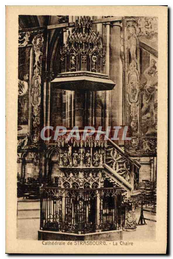 CPA Cathedrale de Strasbourg la Chaire 