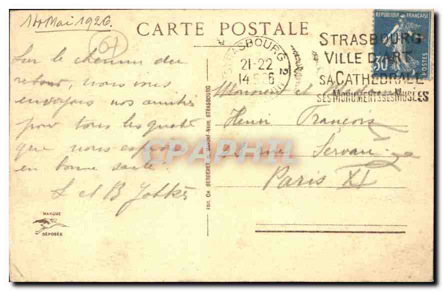 CPA Strasbourg Pont du Chemin de fer sur le Rhin pres de Kehl  — Rückseite