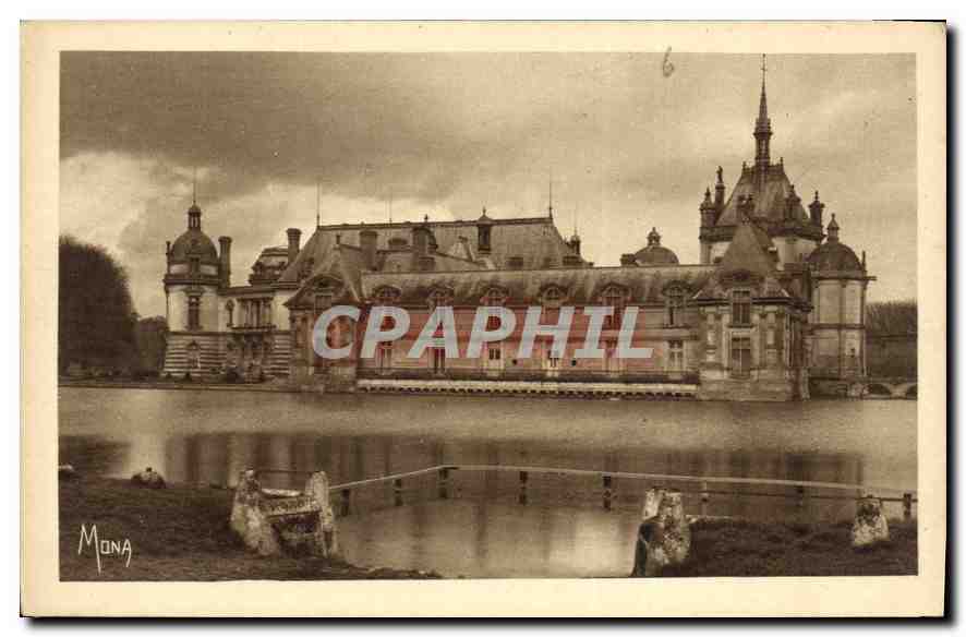 CPA Les petits tableaux de l'Ile de France Chateau de Chantilly les Chateaux le pepip Chateau et la 