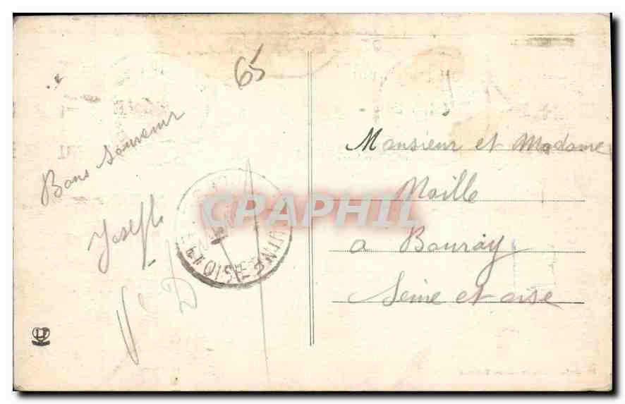 CPA Les Hautes Pyrenees Lourdes Les Rampes et la Basilique  — Verso
