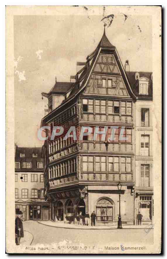 CPA Strasbourg Maison Kammerzell 