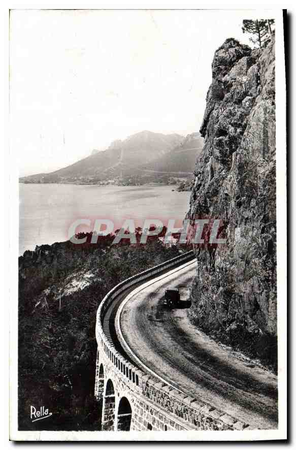 CPA Route de la Corniche d'Or entre Theoule et le Trayas 
