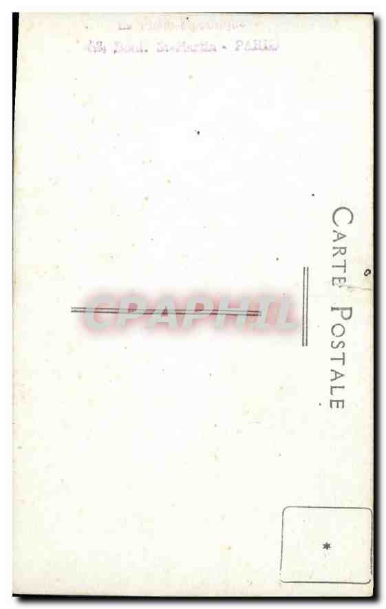 Soldat en uniforme — studio — éditeur Le Plan de Pologne, Paris — Verso