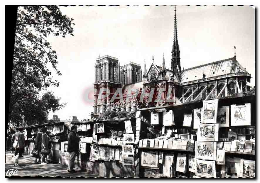 CPA Paris des Quais et Notre Dame Bouquinistes