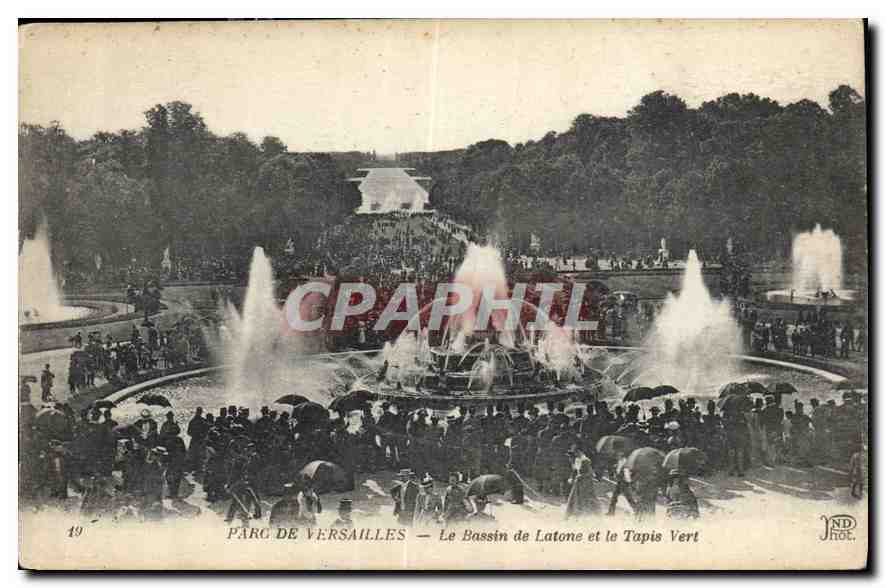 Parc de Versailles — Le Bassin de Latone et le Tapis Vert — JND Phot.