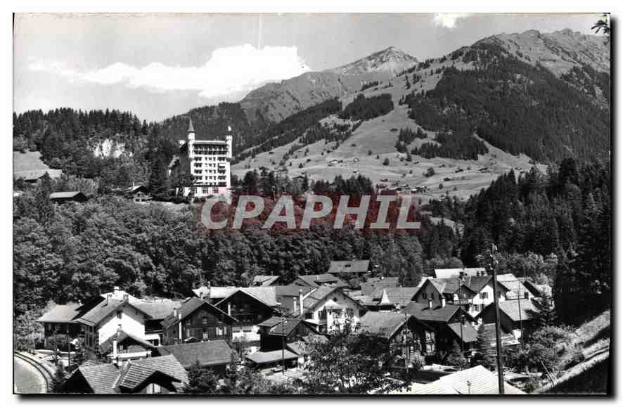 CPA Gstaad mit Gifirharn Wasserngrat 