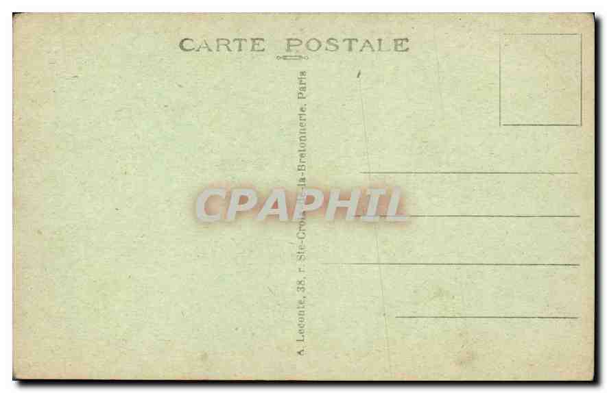CPA Paris Le Sacre Coeur  — Rückseite