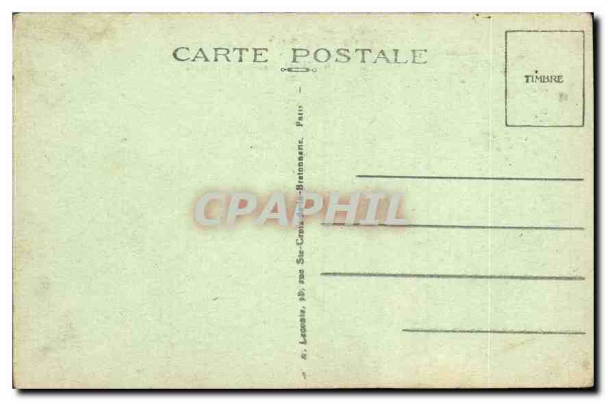 CPA Paris Le Boulevard des Italiens a gauche et le Boulevard Haussmann a droite  — Verso