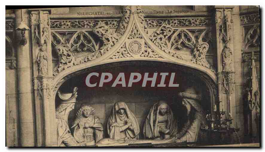 CPA Neufchatel en Braye Eglise Notre Dame 
