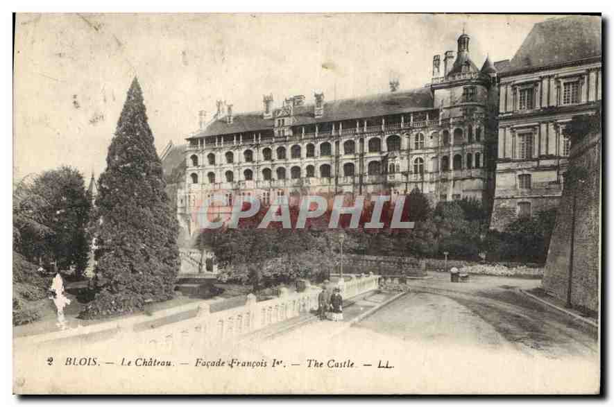 CPA Blois Le Chateau Facade Francois Ier 