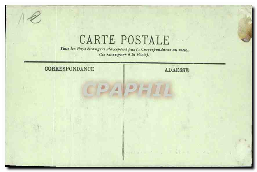 CPA Arras l'Hotel de Ville Salle du Conseil  — Rückseite