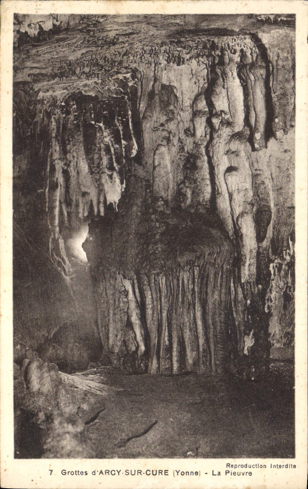 Grottes d'Arcy-sur-Cure (Yonne) — La Pieuvre — La Pieuvre, éditeur A. Joublin, n°7