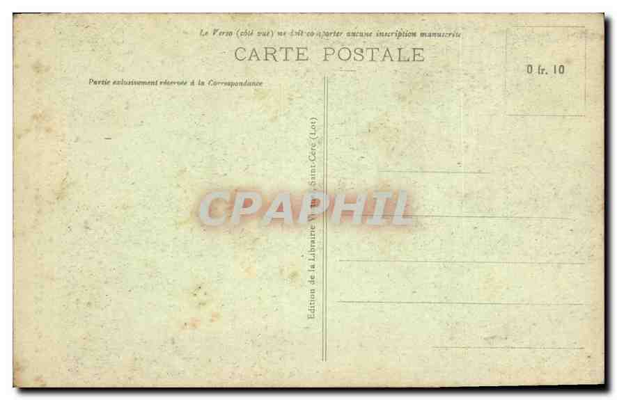 Padirac — Entrée de la Galerie des Étroits — Le Lot Illustré, n° 310 — Verso