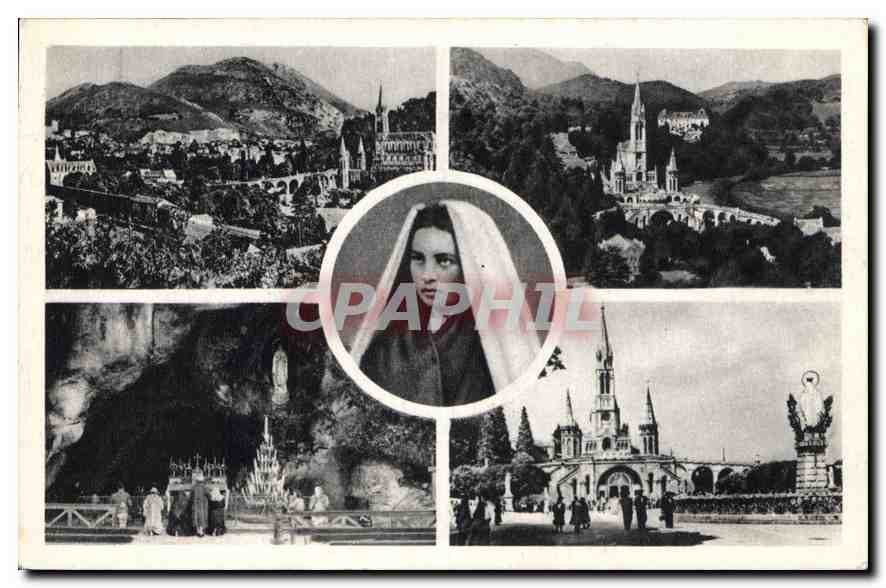 CPA Lourdes Souvenir de Lourdes 