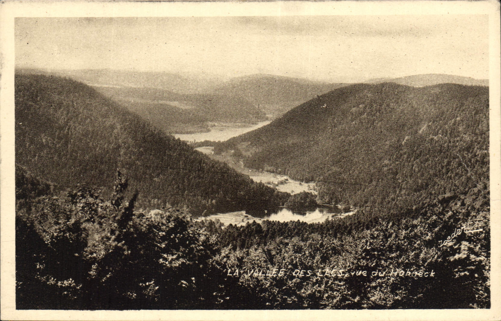 CPA La Vallee des Lacs vue du Hohneck 