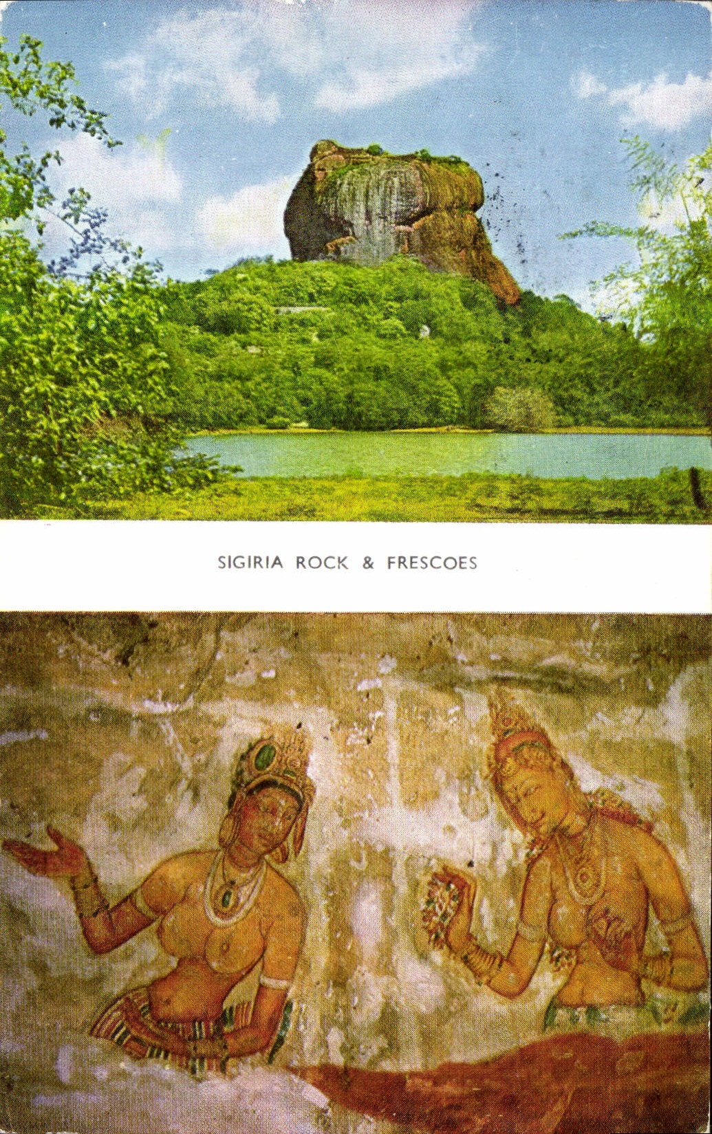 CPA Rock fortress and frescoes Sigiria Sri Lanka 
