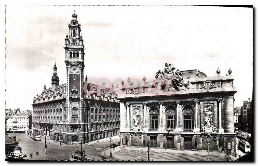 CPA Lille Nord Le Grand Theatre La Bourse 