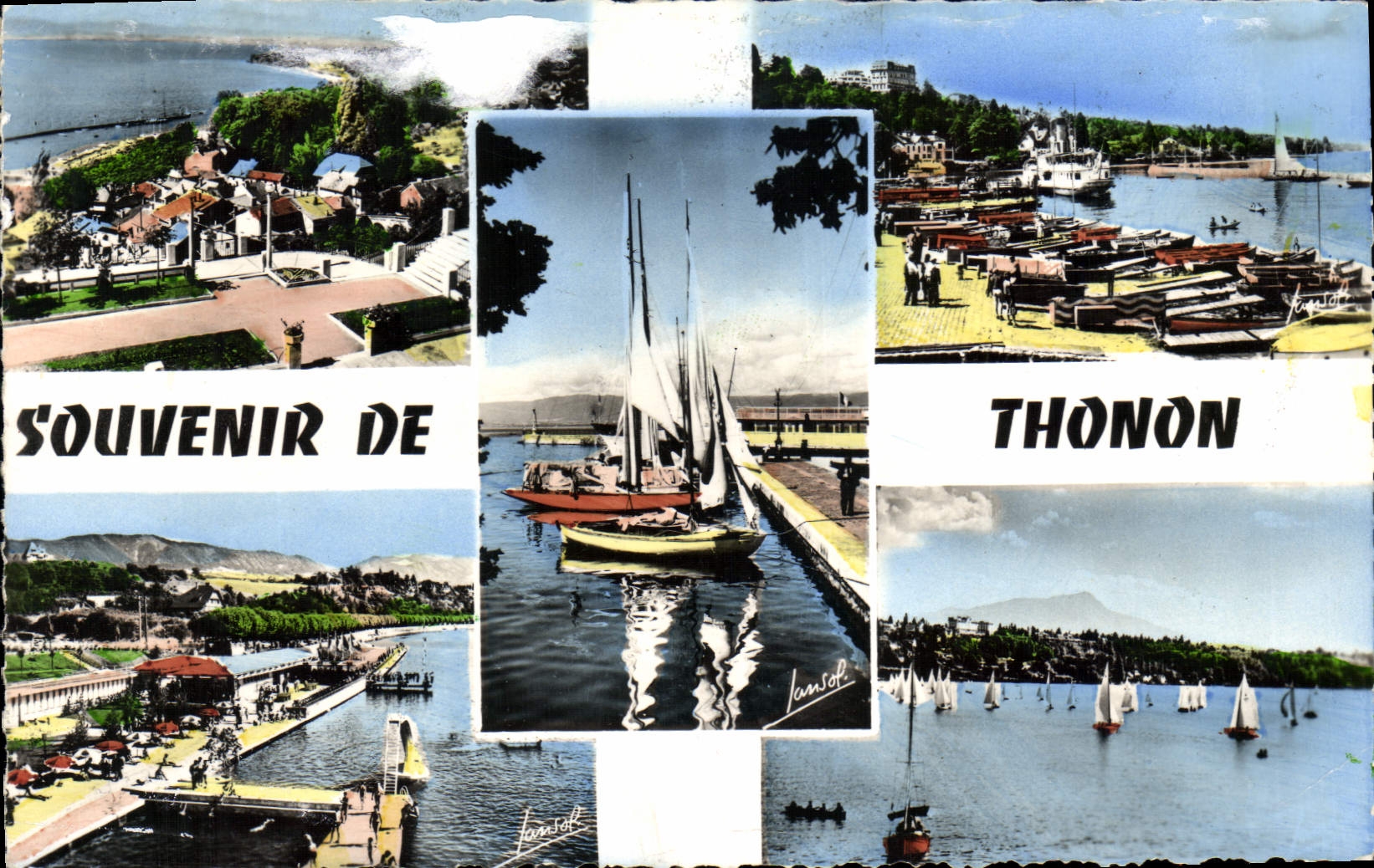 CPA Souvenir de Thonon 