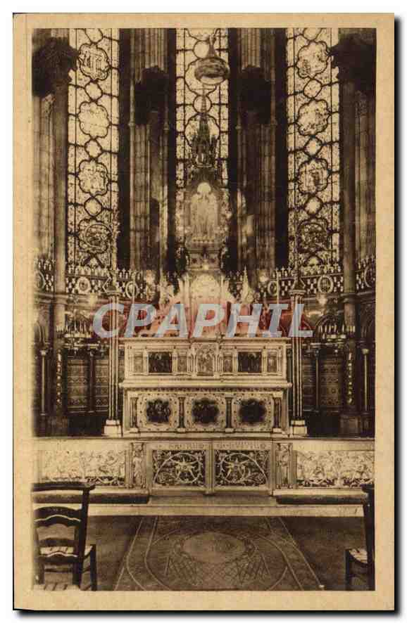 CPA Lille Nord Basilique Cathedrale Notre Dame de la Treille La Chapelle absidiale 