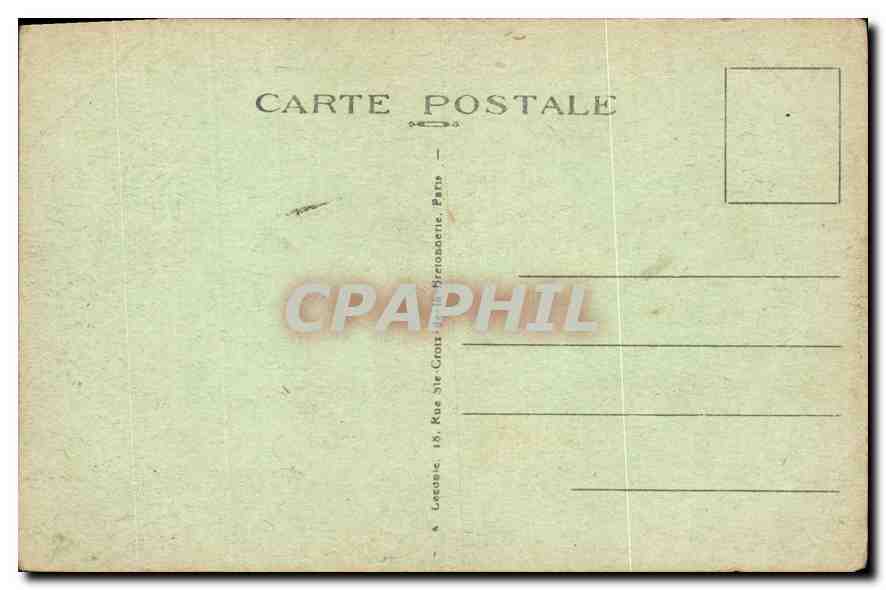 CPA Paris Ensemble de la Place de la Republique  — Rückseite