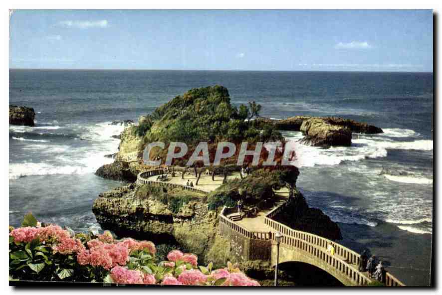 Biarritz — Vue du phare de la Pointe de Guéberon — Compagnie des Arts Photomécaniques