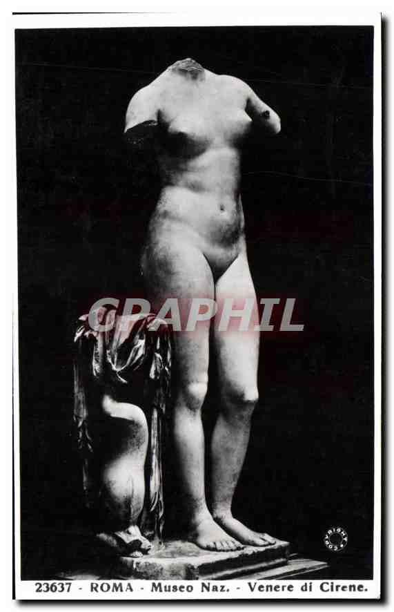 CPA Roma Museo Naz Venere di Cirene 
