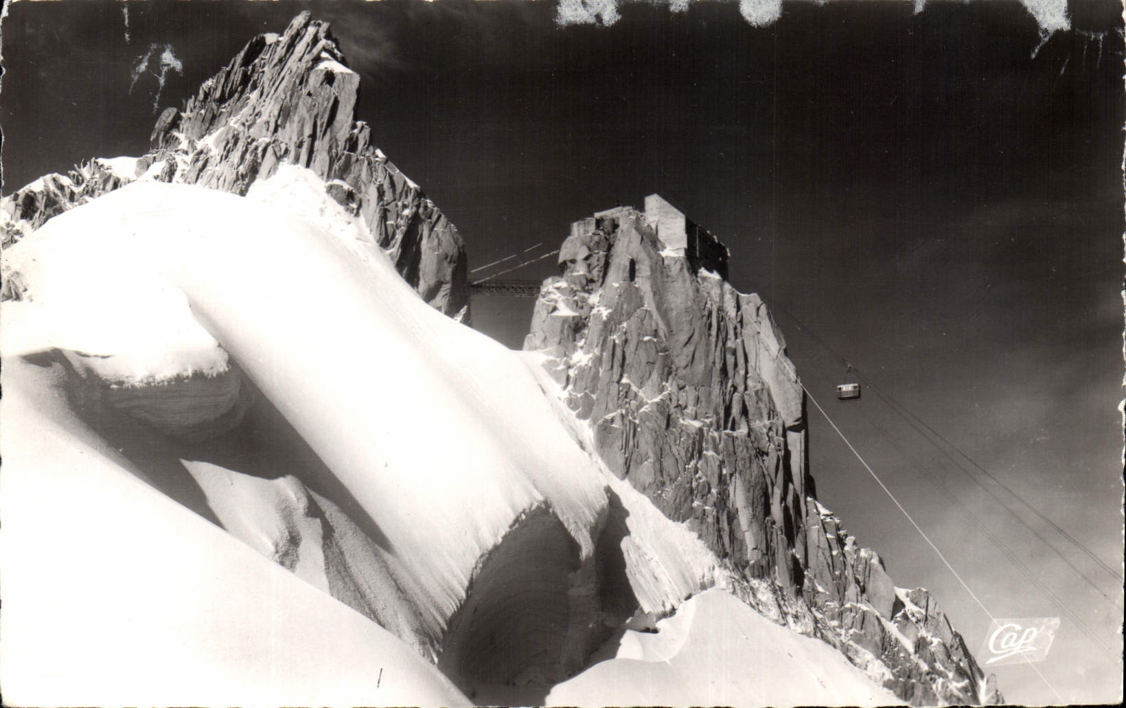 Aiguille du Midi — Arrivée de la Benne — Réal-Photo