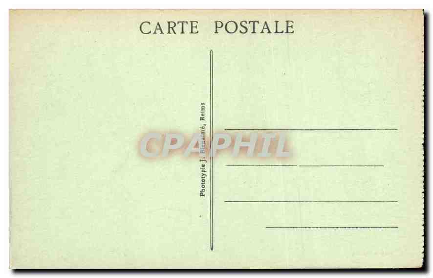 CPA Notre Dame de Liessy Place du Calvaire  — Rückseite
