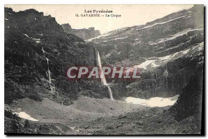 CPA Les Pyrenees Gavarnie Le Cirque 