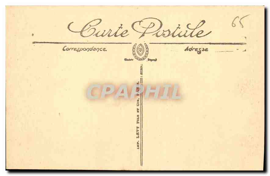 CPA Lourdes La Basilique et le Calvaire Breton  — Verso