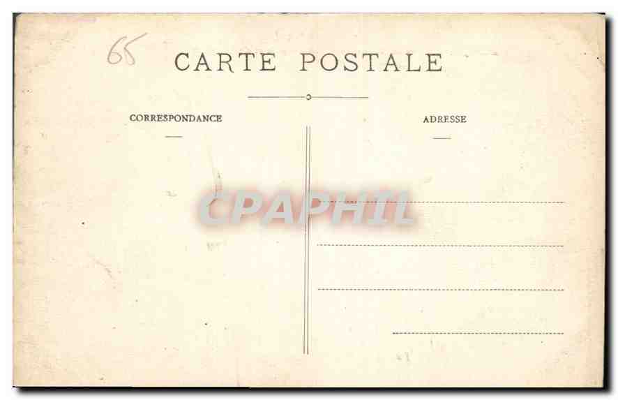 Barèges — Route du Tourmalet — Pics d'Espade et du Campanat — Bastugue, phot. édit. Barèges — Verso