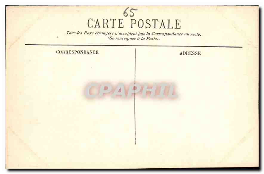 CPA Lourdes vue panoramique  — Verso