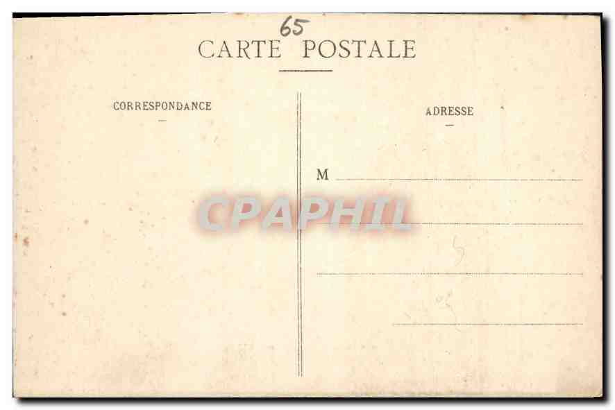 CPA Grotte de N D de Lourdes Bains  — Verso