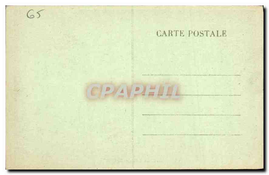 CPA Le Lac de Gaube  — Rückseite
