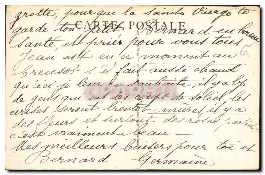 CPA Lourdes la Basilique et les Pyrenees  — Verso