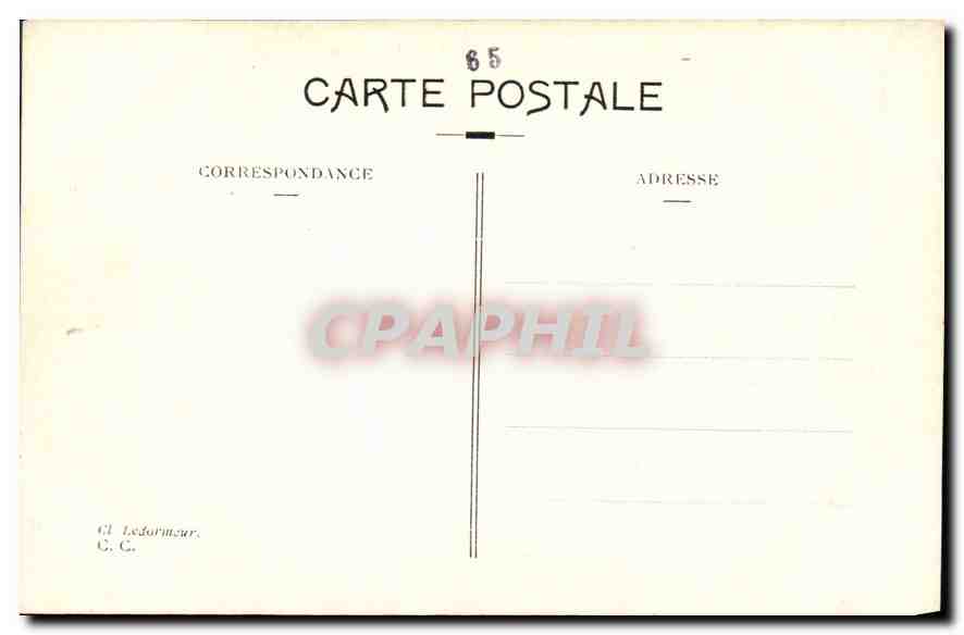 CPA Gavarnie Du Pic Gerbats vers le Pic Long  — Rückseite