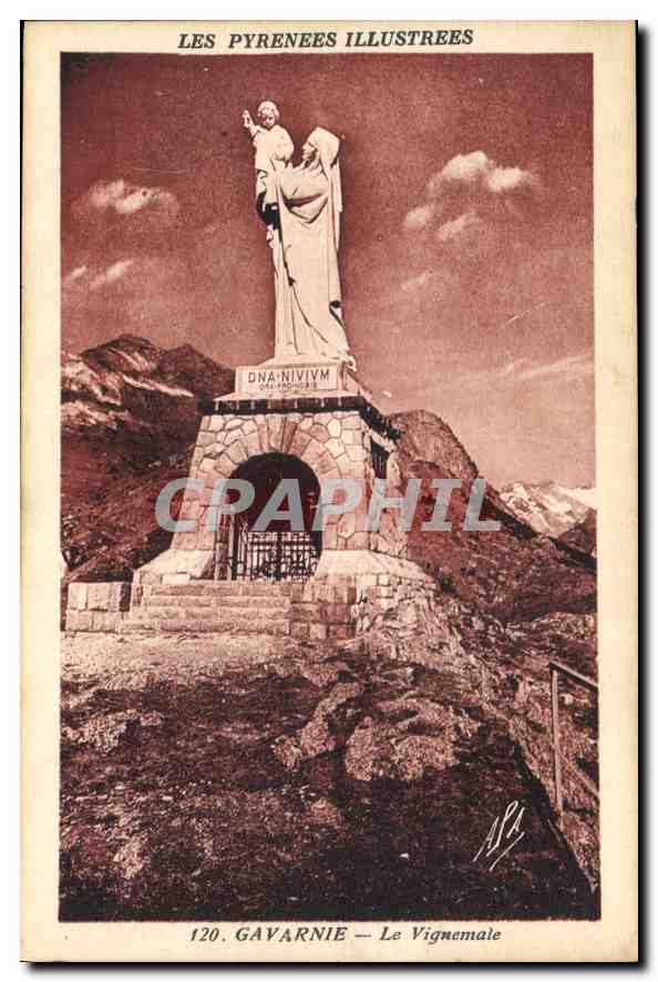 CPA Les Pyrenees Illustrees Gavarnie le Vignemale 