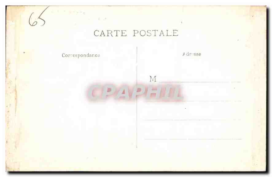 CPA Les Pyrenees Route de Pierrefitte a Luz le Gave  — Verso